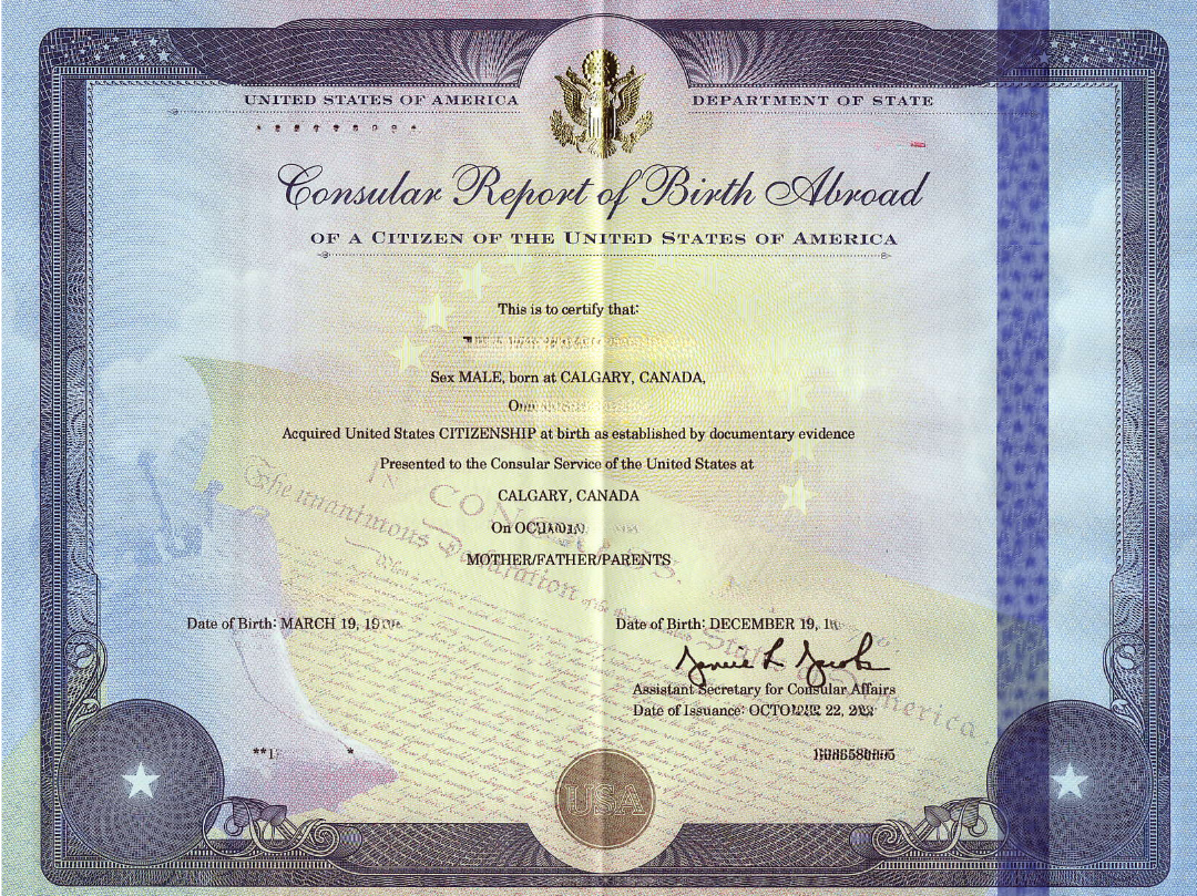 Consular Report of Birth Abroad (CRBA): What It Is and Why Apostille ...